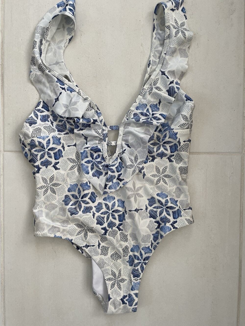 Some Days Lovin Swim Plunge One Piece Swimsuit Sapphire Pools Summer FLAW